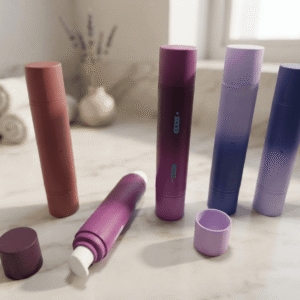 Custom Slim Airless Mist Bottle Empty Round Ombre Gradient Cosmetic Spray Pump