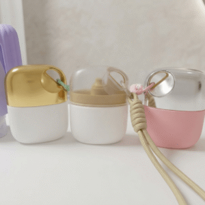 Custom Mini PE Empty Portable Travel Lotion Bottle Ring Cap Cosmetic Container