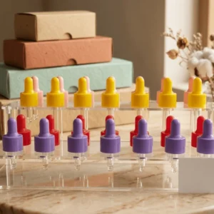 Wholesale Custom 30ml 50ml 100ml PP Plastic Cobalt Blue Empty Refillable Luxury Essential Oil Serum Cosmetic Dropper Bottle